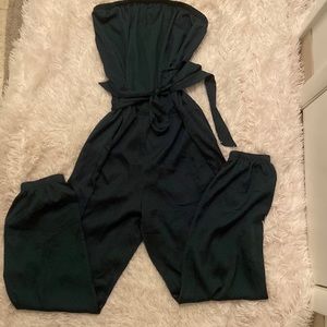 Large jumpsuit satin